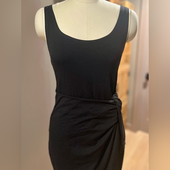 FRENCH CONNECTION Cotton Jersey Midi Wrap Dress - Picture 4 of 11